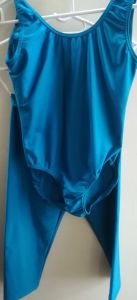 Kids Costumes to Hire - Turq Leotard & tights - GIRL